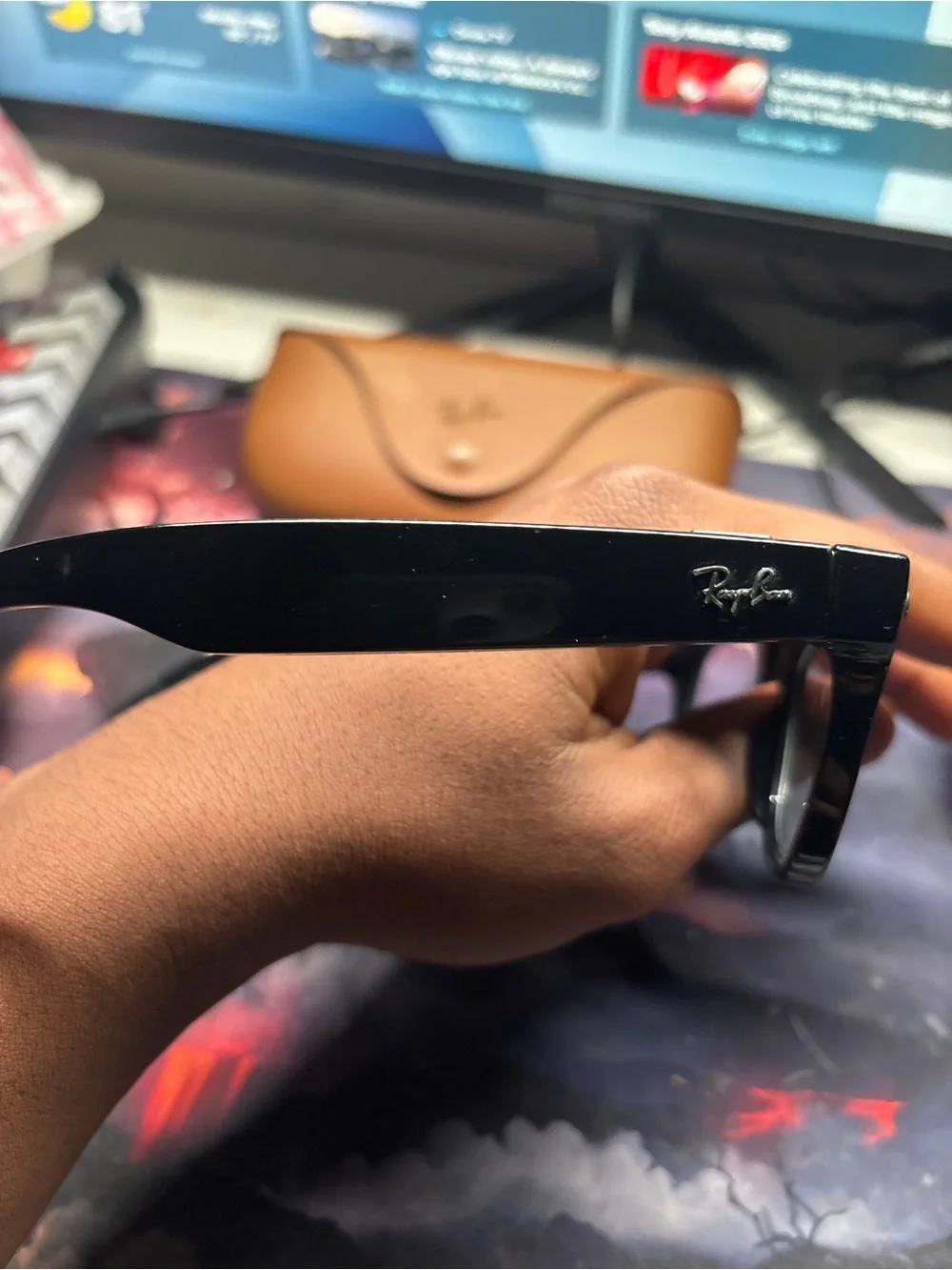 Ray-Ban Black Wayfarer-Style Eyeglasses